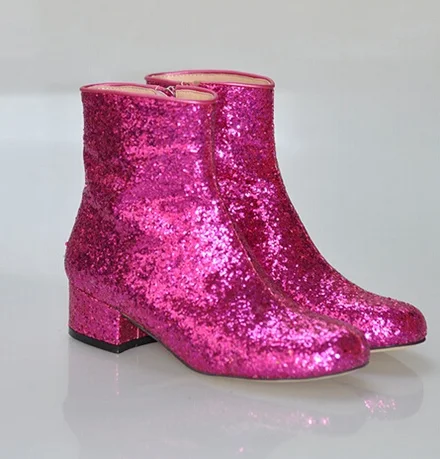 3 Haute En Cuir Shinny Chaussures Bottes De T Étincelant chaussures Picture Femme Scintillant 1 picture Automne Scène 2 Dernière Danse Talons Hauts Qualité Cheville Size45 picture 13uKlTFJc5