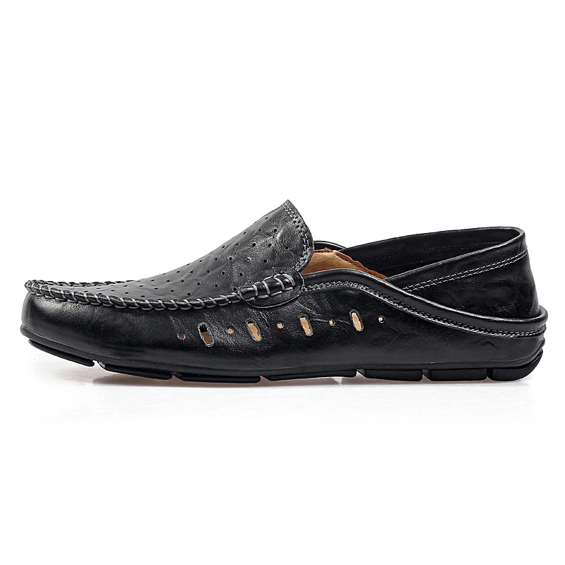 Pé marrom Slip Da Lazer azul Alta Condução Verão Separação Homens De Zdrd on Qualidade Dos Vaca Chegada Novos Respirável Dedo Preto Do Redondo Sapatas Sapatos Flats PqSUa4nw