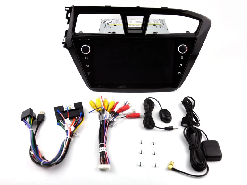 Sale Navirider GPS Android 9.0 bluetooth stereo 4-Core 8-Core car DVD player for HYUNDAI I20 2015 LHD head unit autoradio accessories 5