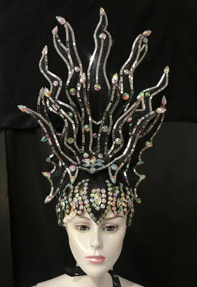 

Latin dance Samba accessories Fashion exquisite headdress feathers Delicate dance shows accessories