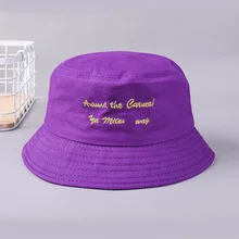 Хлопок, шапки с вышивкой в виде букв, шляпы в рыбацком стиле, Панамы, унисекс, Панамы в стиле хип-хоп, кепки с плоской подошвой, уличные шапки для мужчин и женщин