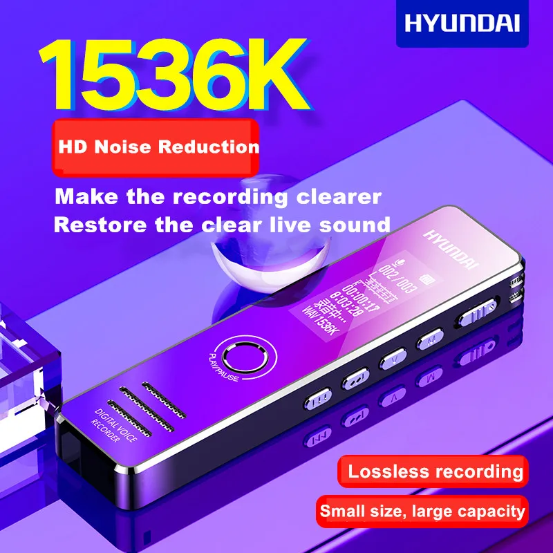 Najtaniej K607 cyfrowy rejestrator aktywowana głosem mini dyktafon duża odległość nagrywanie dźwięku odtwarzacz MP3 profesjonalny rekord WAV 1536 kb s