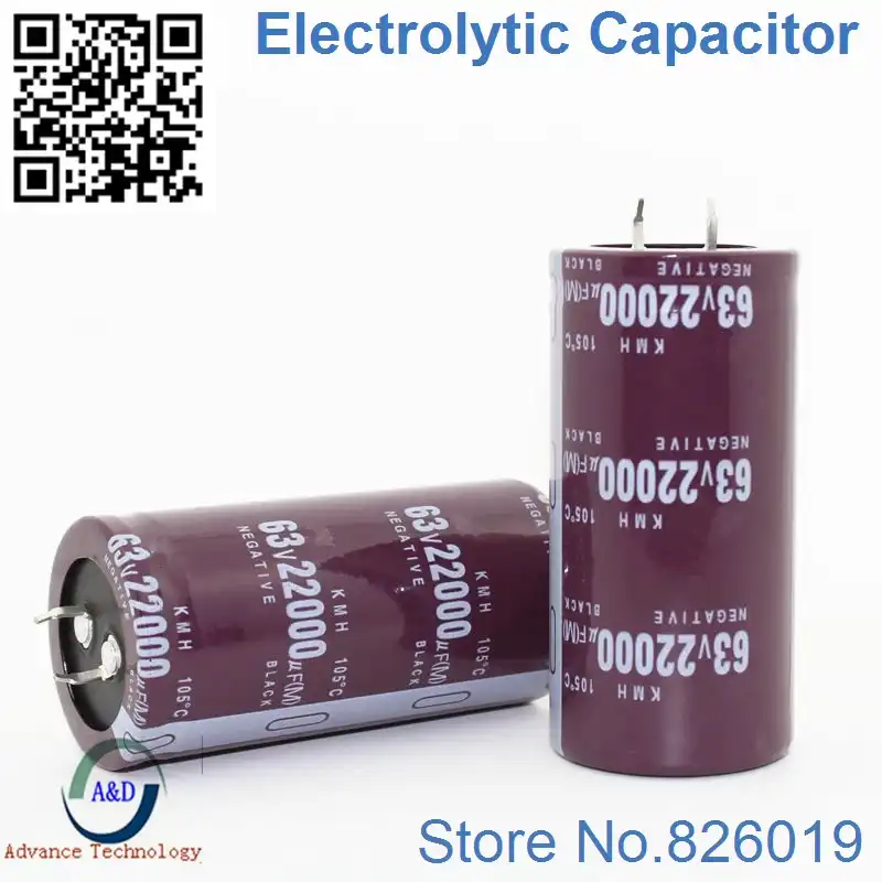 1//2//5PCS Aluminium Electrolytic Capacitors LOW ESR Radial 35X70mm 63V 22000uF