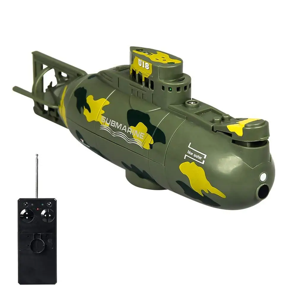LeadingStar скорость радио дистанционное управление Электрический мини RC Подводная лодка гоночный корабль детская игрушка - Цвет: green