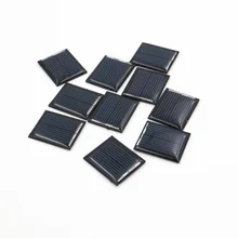 10pcs/lot 1V 80mA Solar cells Epoxy Polycrystalline Silicon DIY Battery Power Charger Module small solar Panels toy