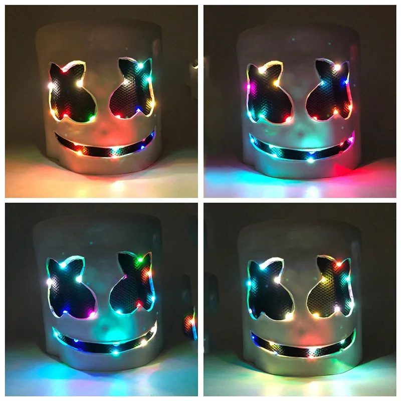 

Halloween Mask LED Masks Light Up Party Masks Neon Masks Cosplay Mascara Horror Mascarillas Glow In Dark Masque