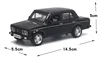 1/32 Russian LADA 2106 Alloy Classic Model Cars Toy Diecasts Metal Casting Pull Back Music Light Car Toys For Children Vehicle ► Photo 2/6