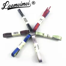 Плоские шелковые Ленточные шнурки для обуви женские кроссовки спортивная обувь шнурки двойные разноцветные мужские шнурки на шнурках 100 см Cordones Zapatos