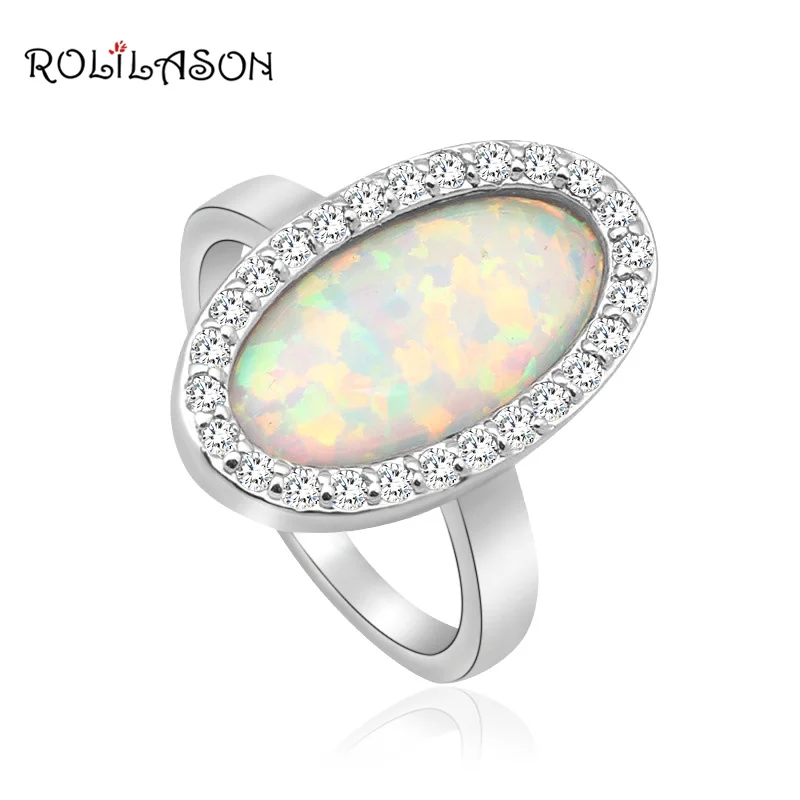 Delicate Australia Zirconia White Fire Opal Silver Stamped Wholesale & Retail Fashion Jewelry ...