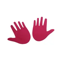 10 пар/лот(20 шт) Женские Наклейки на соски ручной стиль черный и розовый цвет