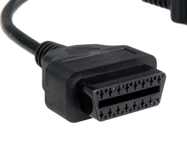 16 контактный разъем с двумя разъемами ELM327 OBD2 удлинитель адаптер OBDII сплиттер