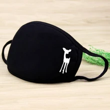 Унисекс зимняя теплая утолщенная маска для рта, хлопок, теплый респиратор, модные черные маски для лица, для женщин, для езды на велосипеде, Анти-пыль