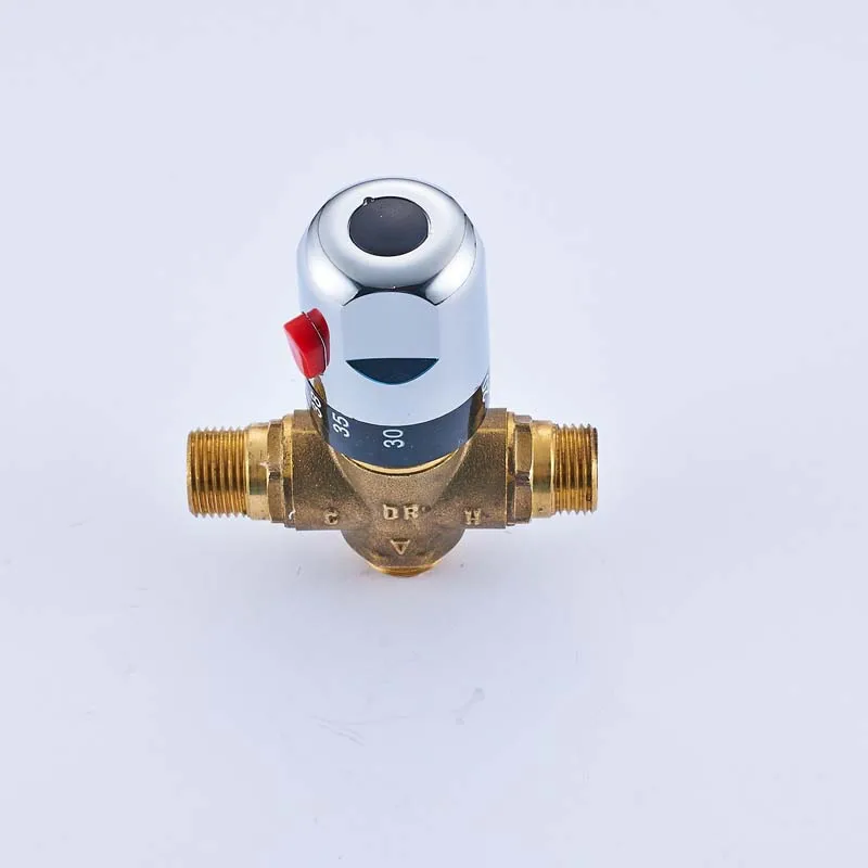 Смеситель для ванной комнаты термостатический клапан Стандартный 1/2 латунный керамический сменный термостатический картридж клапан для смесителя