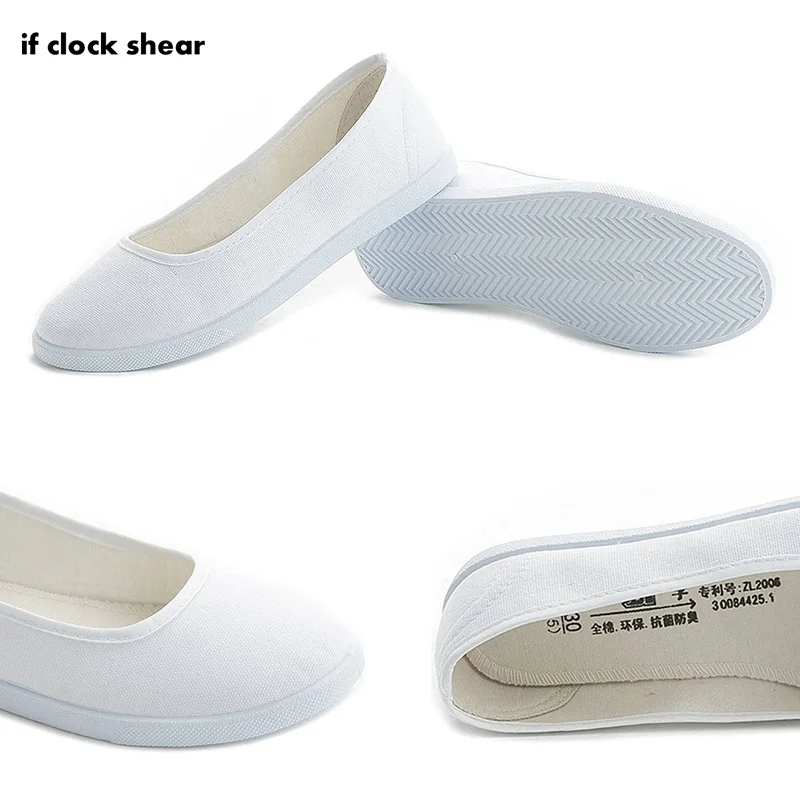 

New Women Flats shoes Canvas Doctor nurse Lab Medical shoes White Hospital Comfortable Surgical Casual Shoes feminino wholesale