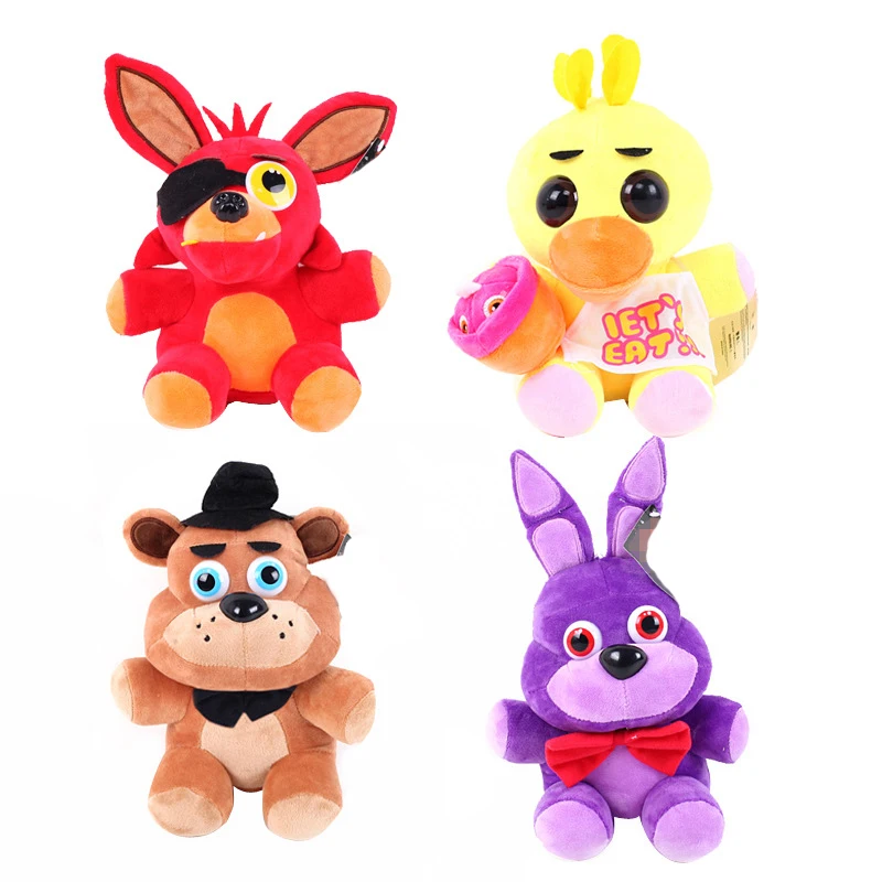 4 шт./лот 15 см 25 Five nights at Freddy's FNAF Freddy Fazbear Медведь Плюшевые Игрушечные лошадки