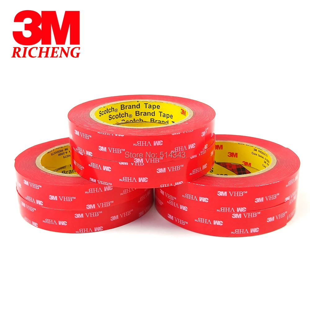 Buy 25 4mm 4 6m 1in 5yd Clear Acrylic Foam Waterproof Double Sided Tape 3m 4910 Vhb Double Sided Tape Acrylic 1mm Thickness In The Online Store 3m Brand Store At A Price Of 11 Usd With Buy 25 4mm 4 6m 1in 5yd Clear Acrylic Foam Waterproof Double Sided Tape 3m 4910 Vhb Double Sided Tape Acrylic 1mm Thickness In The Online Store 3m Brand Store At A Price Of 11 Usd With
