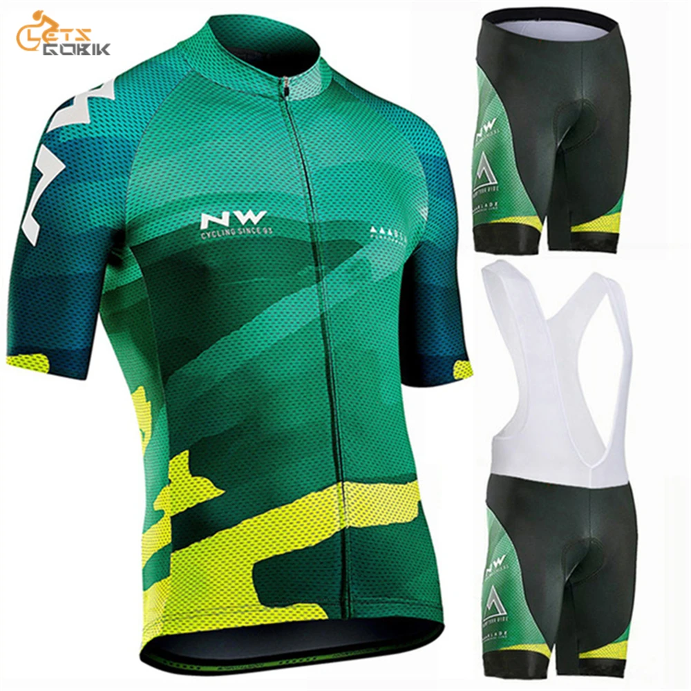

Northwave 2019 Pro Team Cycling Clothing /Road Bike Wear Racing Clothes Quick Dry Men's Cycling Jersey Set Ropa Ciclismo Maillot
