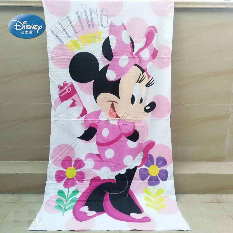 

Disney Minnie Mouse Super Soft & Absorbent Kids Bath Towel & Washcloth Set Fade Resistant Cotton Terry Towel