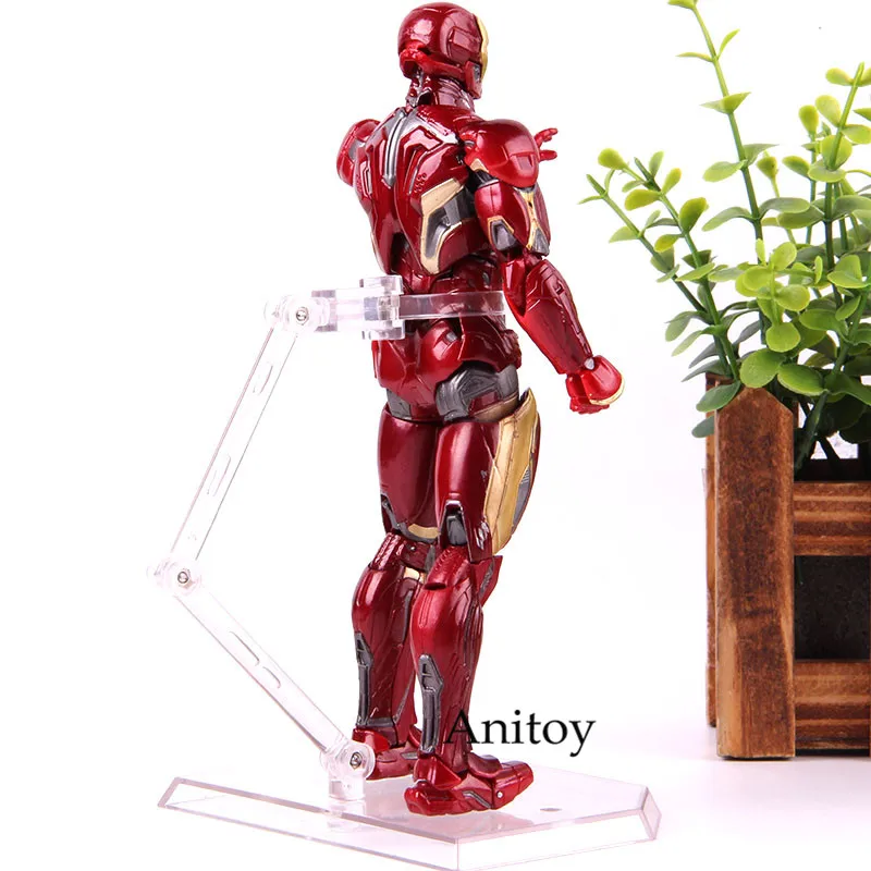 Marvel Avengers Initiative Iron Man Tony Stark PVC Ironman Statue Figure Action