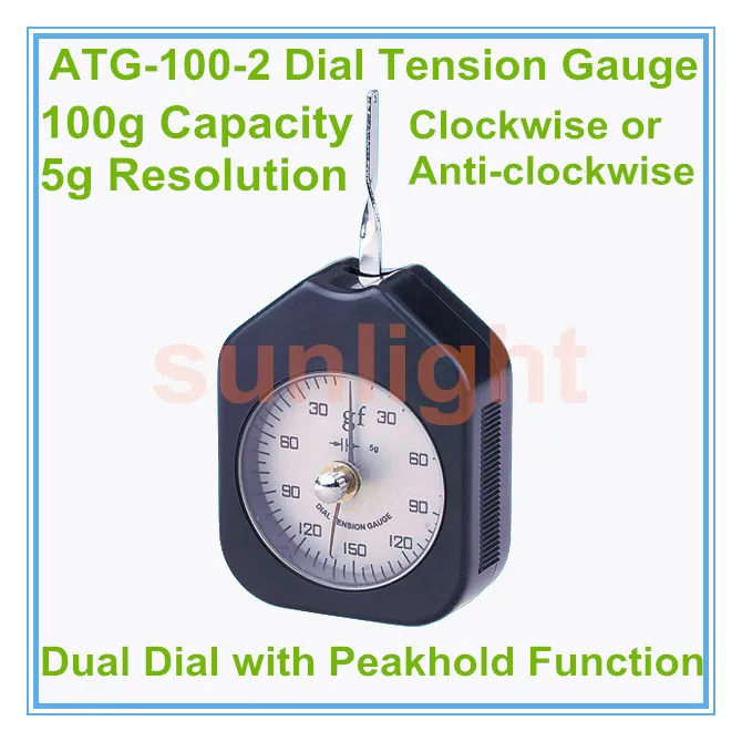 

Peak-hold 100g Dial Tension Gauge ATG-100-2