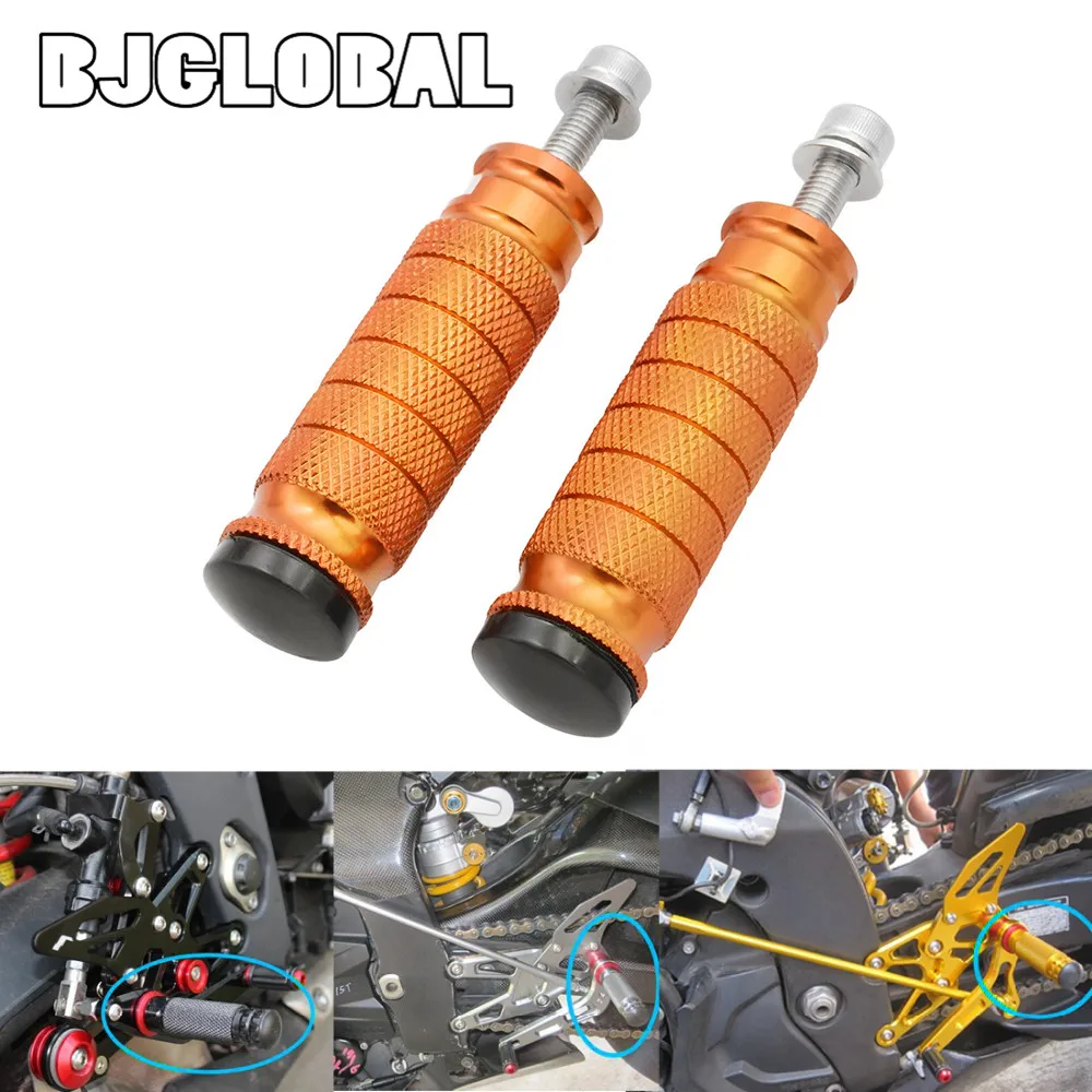 BJGLOBAL Motorcycle Foot Rests Foot Pegs Pedals Rear Set Pedals For KTM