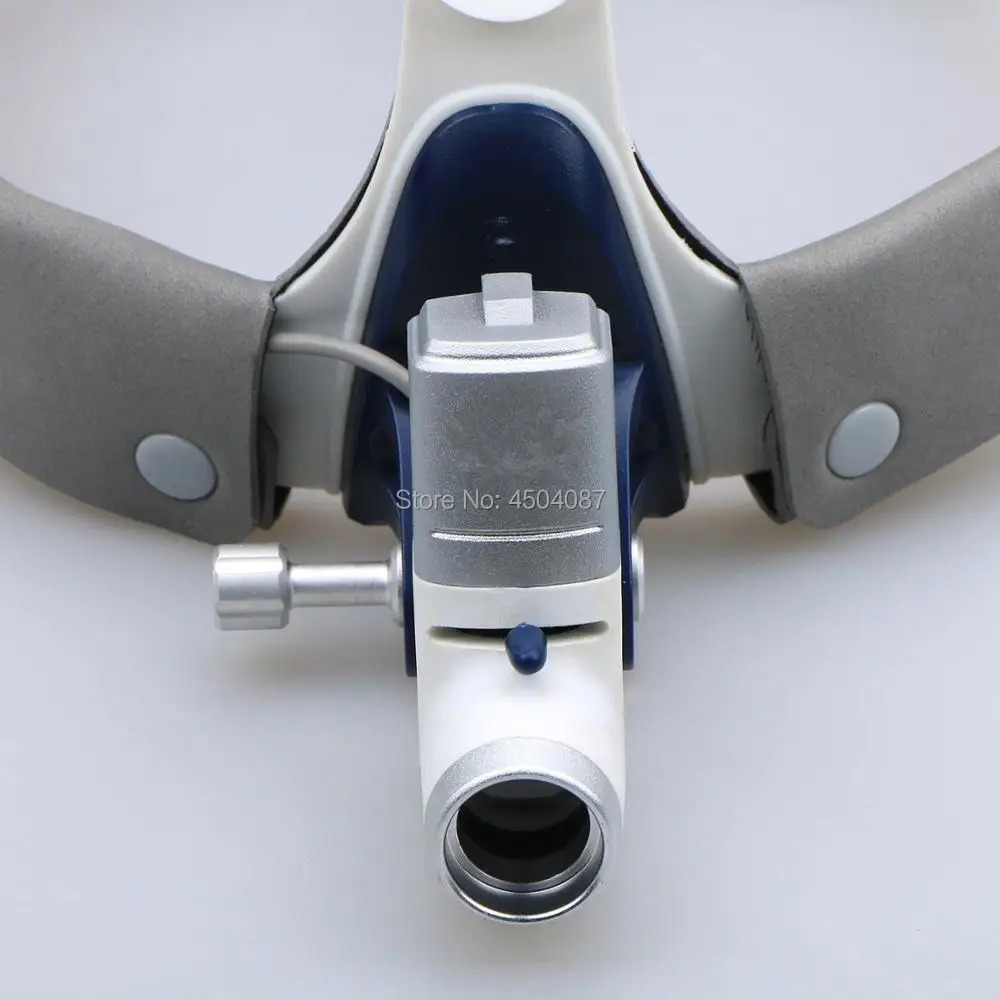 Высокомощный медицинский головной светильник 5 Вт Светодиодный Стоматологический Хирургический медицинский головной светильник с фокусировкой 2 перезаряжаемых аккумулятора алюминиевая коробка