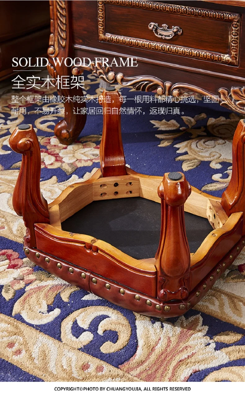 Luxurious American corium wood stools Oak coffee tables chairs small benches children's benches sofa stool Ottoman Luxurious American corium wood stools Oak coffee tables chairs small benches children's benches sofa stool Ottoman