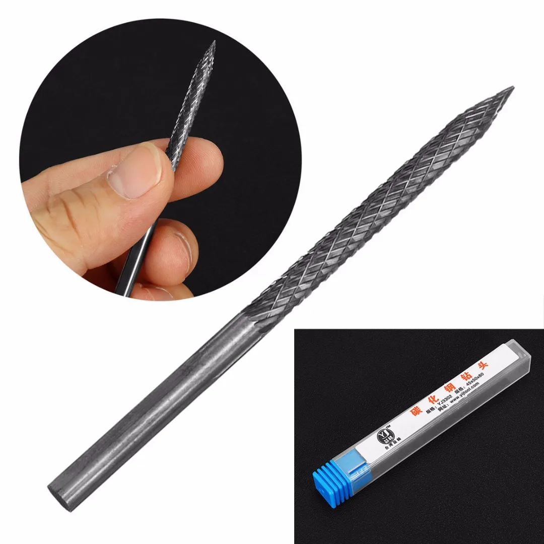 New 78X 4.5mm Carbon Steel Wheel Tire Repair Carbide Cutting Tool Drill