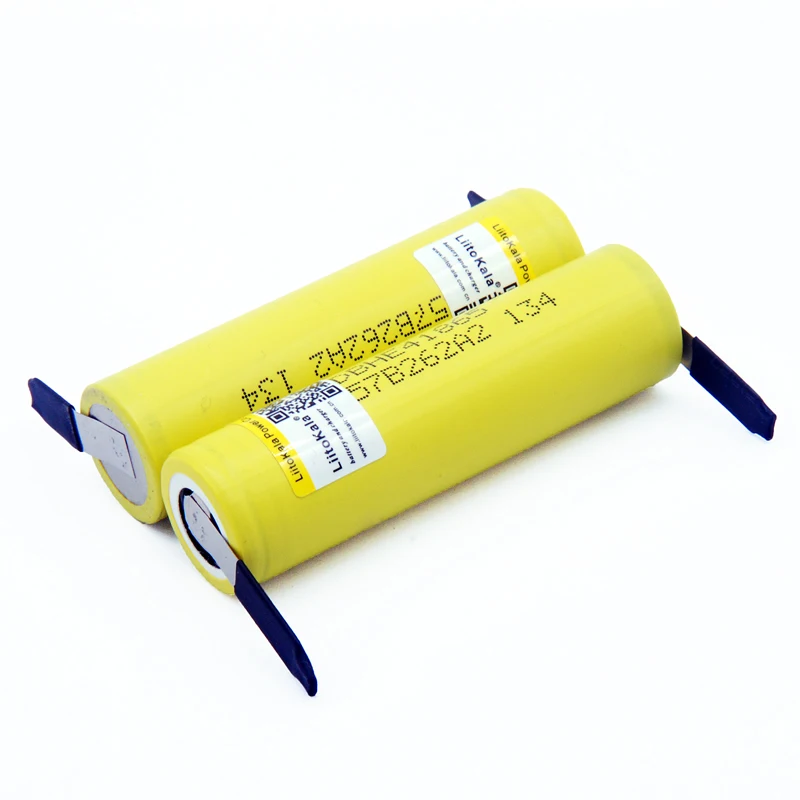 

3-20 pcs LiitoKala 2500 mah Li-lon Battery 18650 HE4 Power Rechargeable Batteries 3.7v Max 20A, 35A discharge + nickel