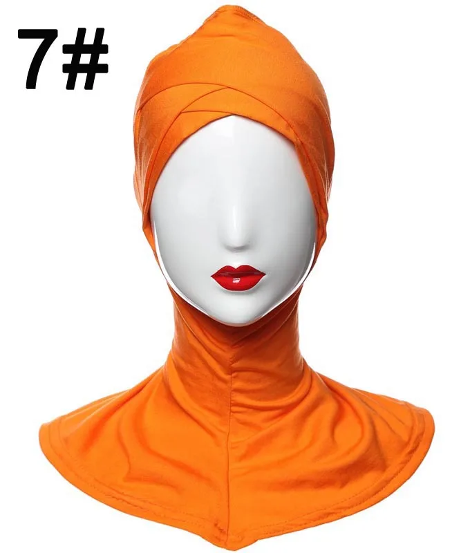 Стиль модальные двойные Кроссоверы мусульманский хиджаб внутренние шапки нижнее белье спортивные шапки HM205 10 шт./компл