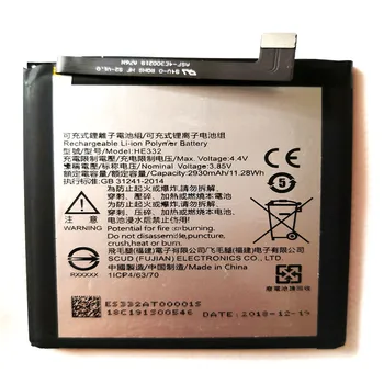 

2930mah HE332 New and original cell phone battery for SHARP S2 fs8010 AQUOS s2 HE332 batteries With Tools for gift