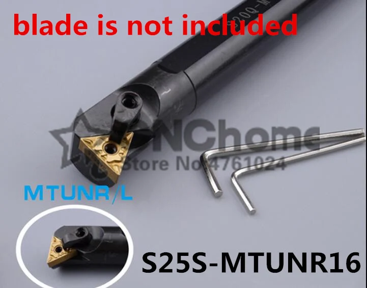 S25S-MTUNR16/S25S-MTUNL16 25 мм резец для внутренней обточки Заводские розетки, эфир, расточные бар, инструменты с ЧПУ, токарные станки