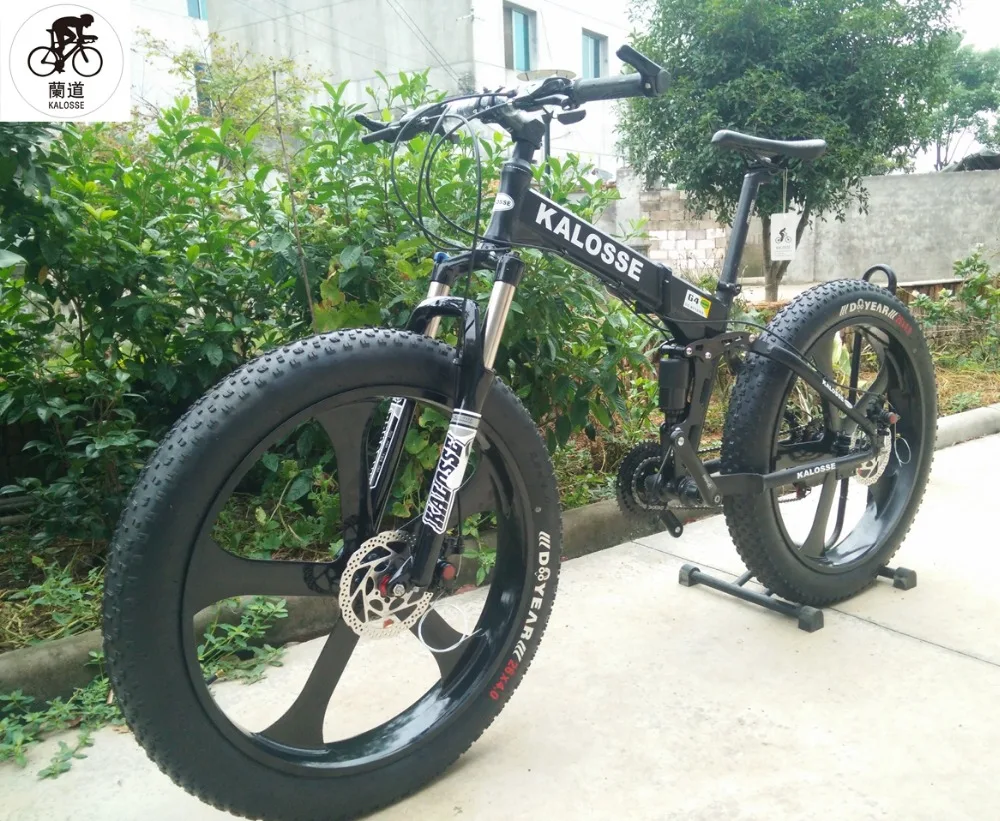 Excellent Kalosse  Snow  mountain bike 26*4.0 inch  26er Beach mountain bicycle  30 speed  Hydraulic brakes 0