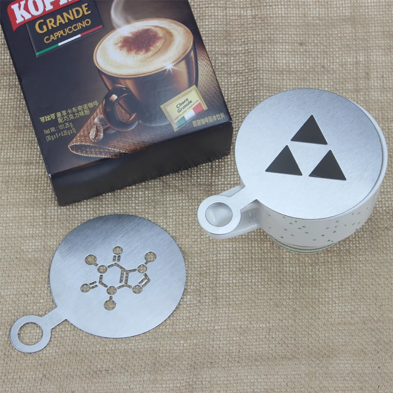 BEEMSK 6 шт./лот металлический шоколад из нержавеющей стали DIY кофе латте искусство