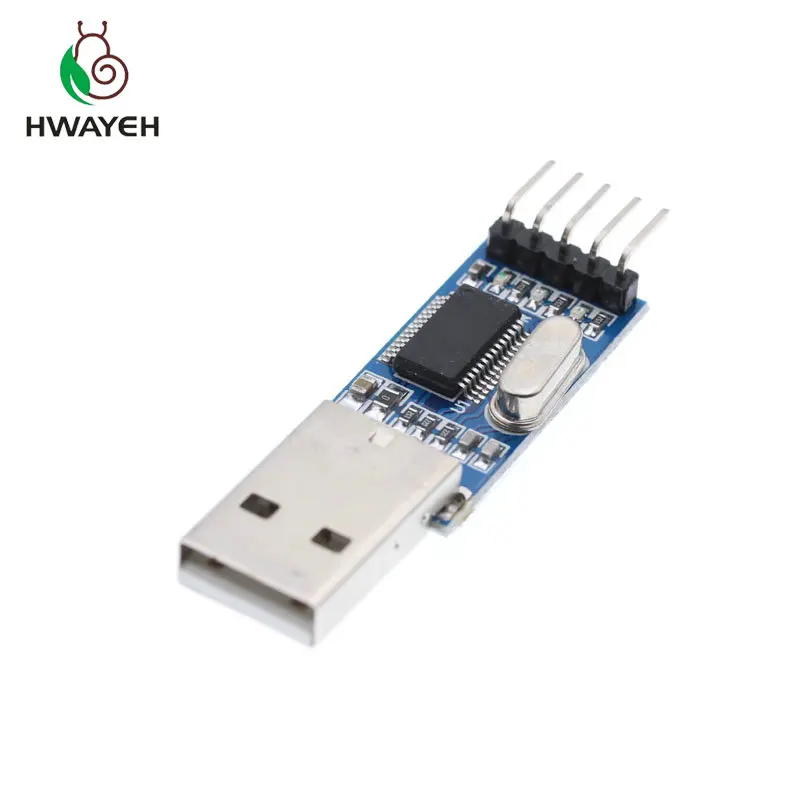 5 шт./лот PL2303 USB к RS232 TTL конвертер адаптер модуль с пыленепроницаемой крышкой PL2303HX