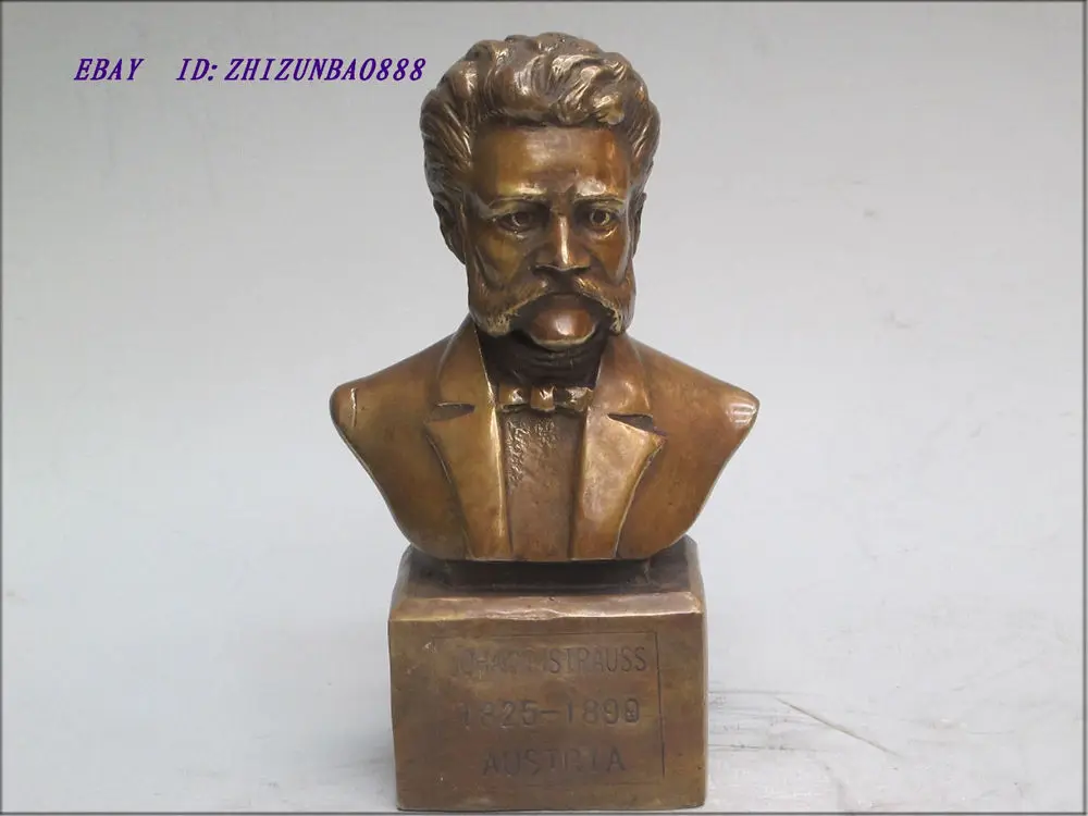 

Western Bronze Johann Strauss Austrian composer light music conductor violinist