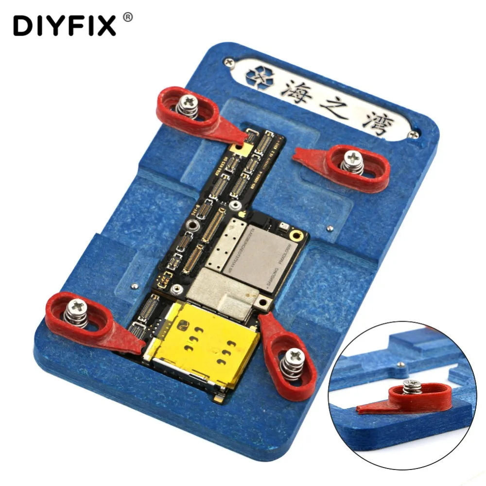 DIYFIX BGA Ремонт для iPhone X A11 логическая плата Крепление Держатель хомуты материнская