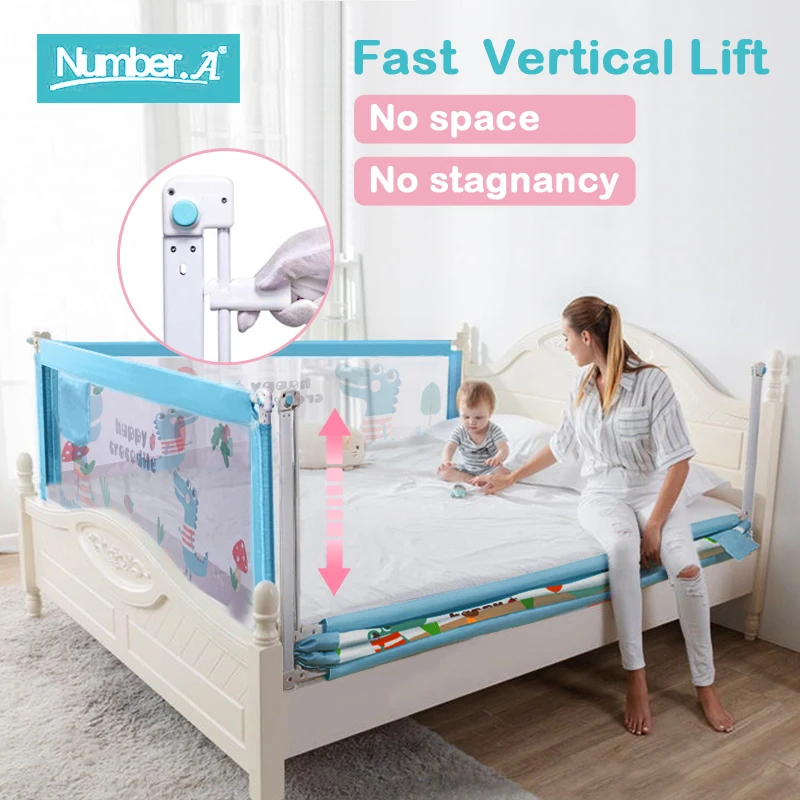 2PCS Baby Bed Fence for two sides of bed child Barrier for toddler Guardrail Safe Kids playpen for beds Crib Rail Security Fence 2PCS Baby Bed Fence for two sides of bed child Barrier for toddler Guardrail Safe Kids playpen for beds Crib Rail Security Fence