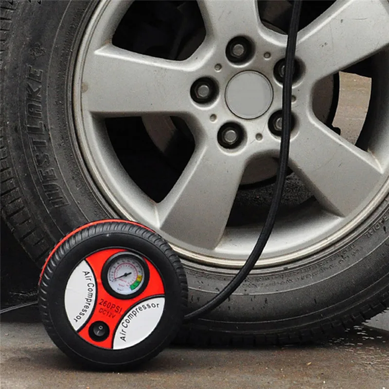 Автомобильный Подарок шины креативный надувной насос автомобильный мини портативный Электрический насос машина 12 в мини-насос Электрический давление в шинах