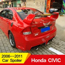 Используется для Honda CIVIC спойлер 2006-2011 года ABS Материал ciimo заднее крыло с цветным украшением специальный аксессуар для автомобиля refitt