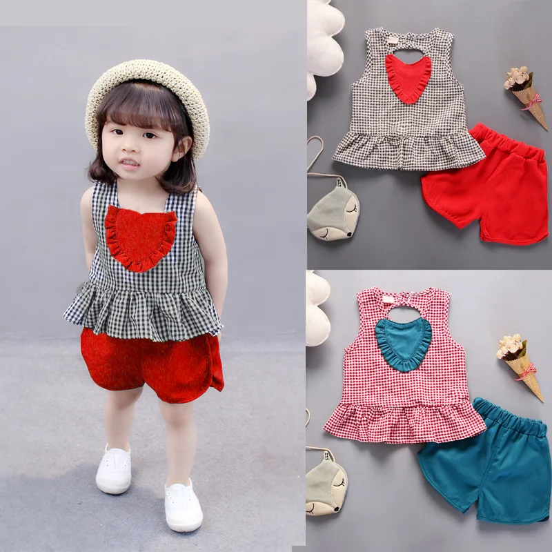2018 Kids Clothes Fashion Toddler Girls Summer Clothing Baby Girl