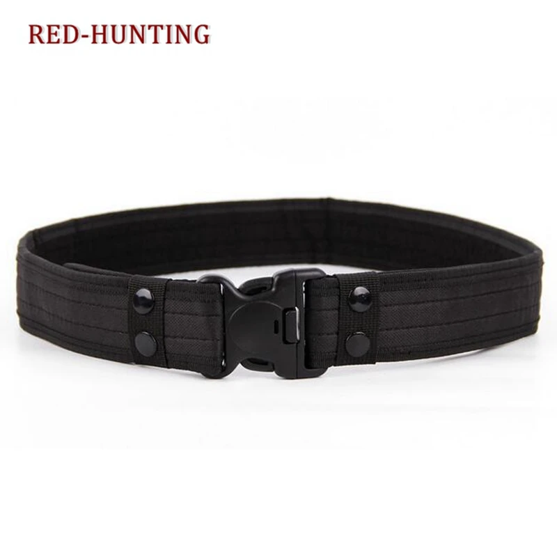 

Men Adjustable Belt Military Equipment Hunting Accessories Tactical Belt Combat Gear for Sports Outdoor