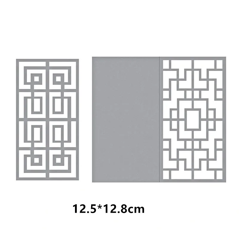 Китайский традиционный забор фонарики металлические режущие штампы для DIY скрапбукинга декоративное тиснение бумажные открытки Новые штампы - Цвет: Traditional Fence