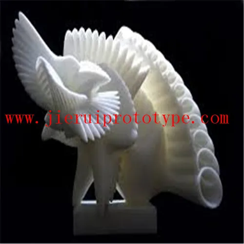 

Self-color white spare parts cnc 3d rapid prototypes wireless mouse model plastic prototype