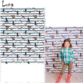 

MEHOFOTO Cartoon Bird Vinyl Photography Background For Children New Fabric Flannel Background For Newborn photo studio 1513