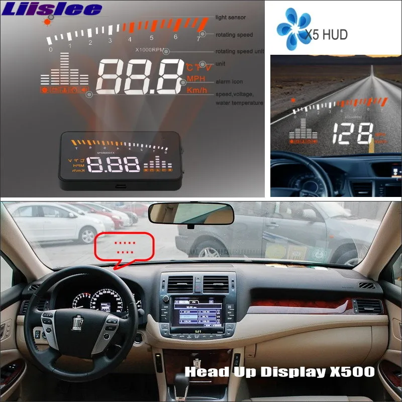 Автомобильный HUD Дисплей для Toyota RAV4 RAV-4 2005 ~ 2012 2013-2019 Авто безопасный проектор