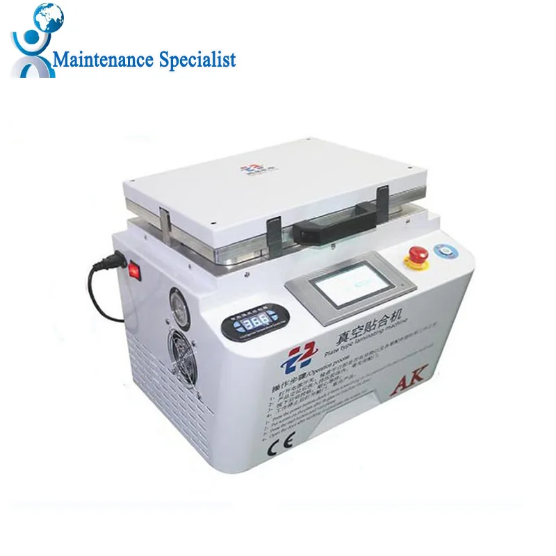 Newest 2 in 1 Automatic Vacuum Laminating Machine Bubble Remover Machine Built in Pump and Air
