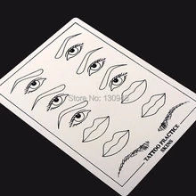 20 шт Перманентный век бровей губ Макияж кожа для обучения татуировкам для начинающих постоянный макияж татуировки практики