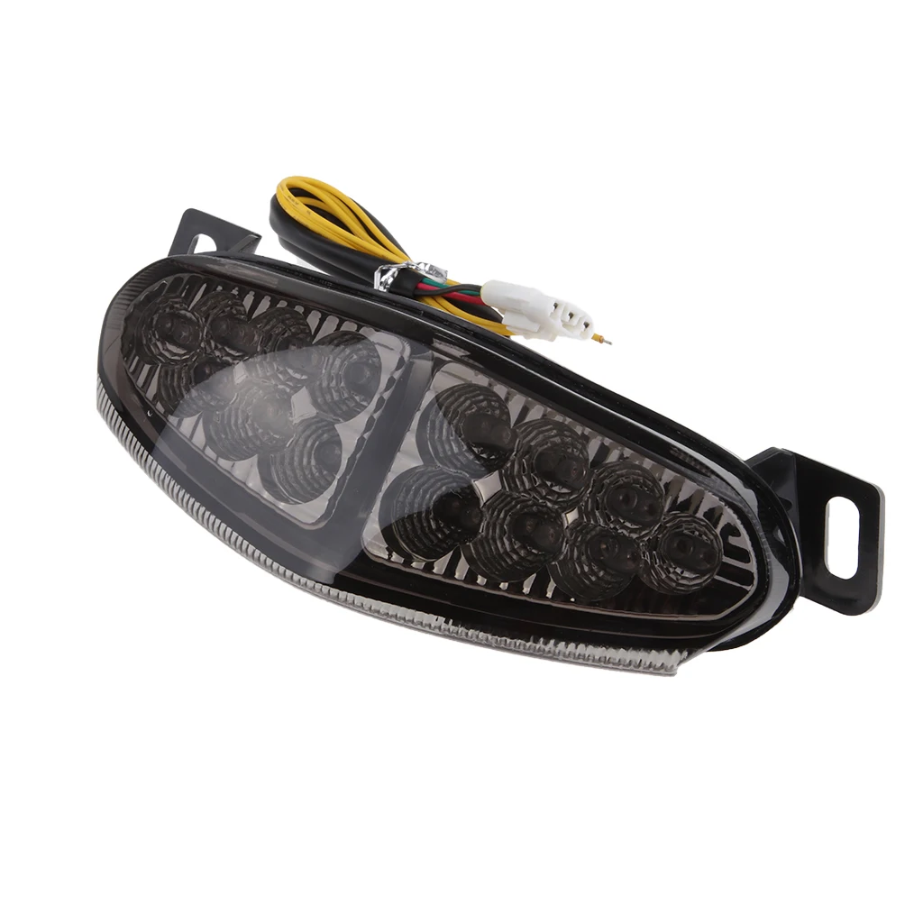 Motorcycle Integrated LED Tail Light for Kawasaki Ninja 650R/ER6N 2009-2011 LED Turn Signal Light Flashing Light Security Alarm