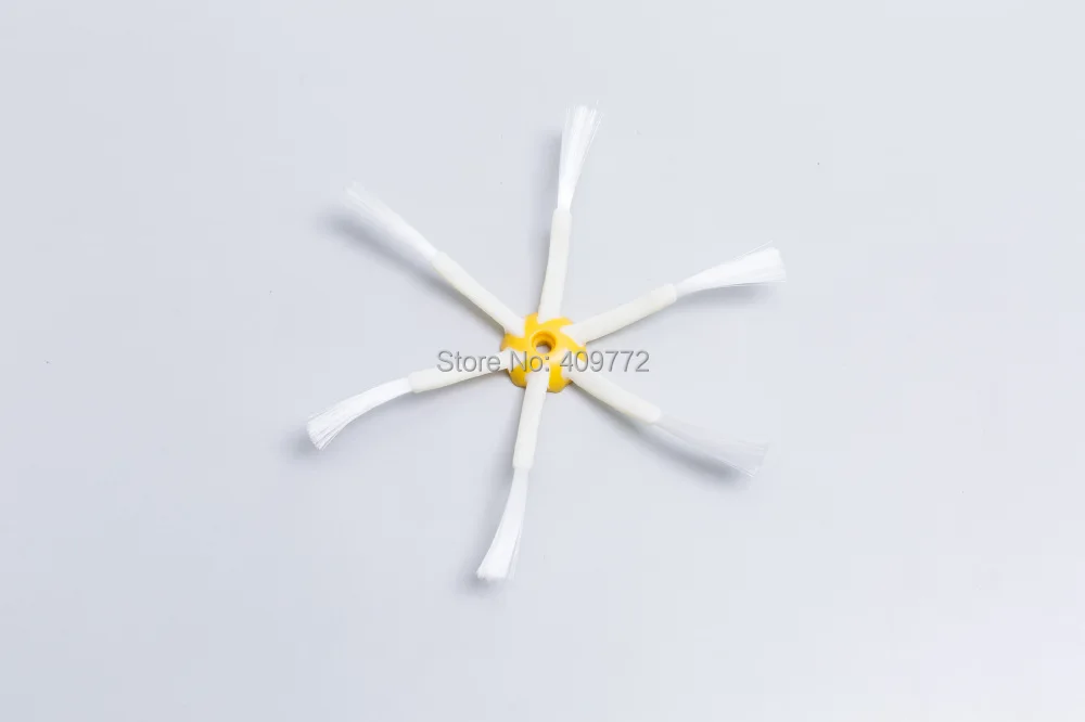 

100 Pieces (50PCS brush+50PCS screw) Replacement 6 Arm Side Brush for iRobot Roomba 500 600 700 Vacuum Cleaners with Screw